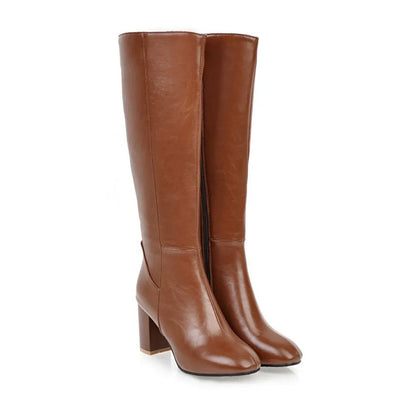 Women's Knee-High Leather Boots