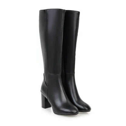 Women's Knee-High Leather Boots - view 2
