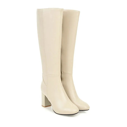 Women's Knee-High Leather Boots - view 4