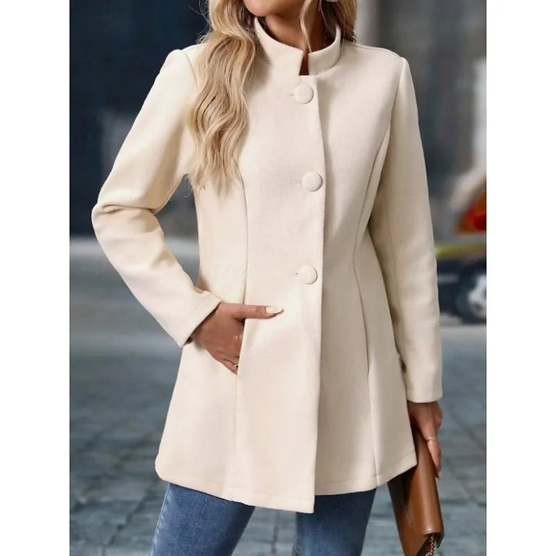 Women's Stand-Collar Trench Coat - view 3