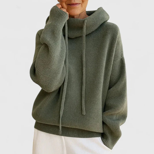 Hooded Sweater Oversized Slouchy Knit