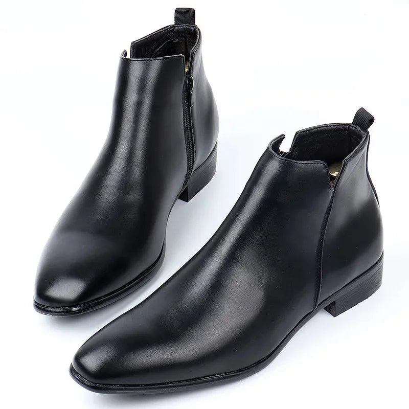 Men's Chelsea Boots with Side Zip
