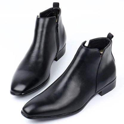 Men's Chelsea Boots with Side Zip