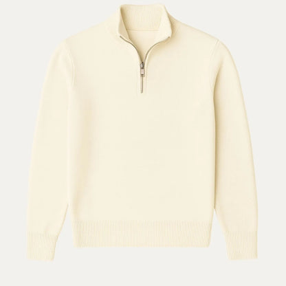 Men's Quarter-Zip Sweater Knit