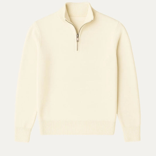 Men's Quarter-Zip Sweater Knit