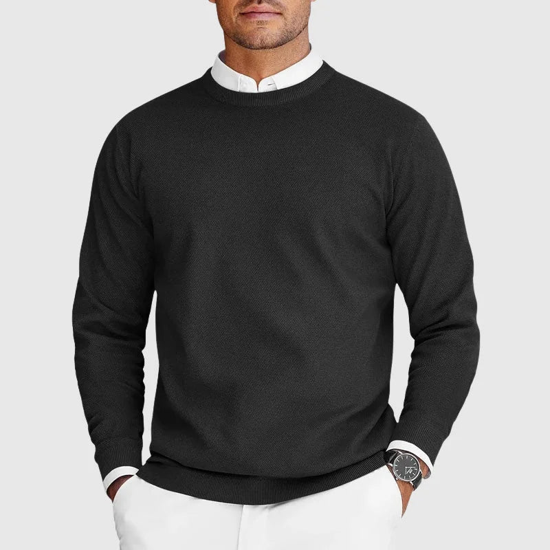 Men's Crew Neck Long Sleeve Knit