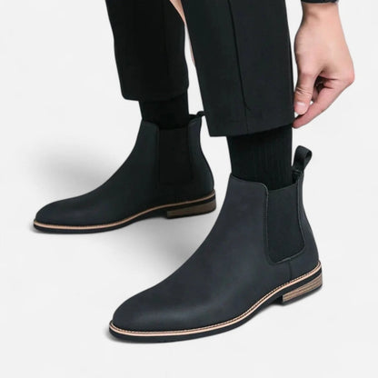 Men's Chelsea Boots – Black Classic Slip-On