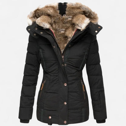Aisa | Lined Winter Coat Button Front
