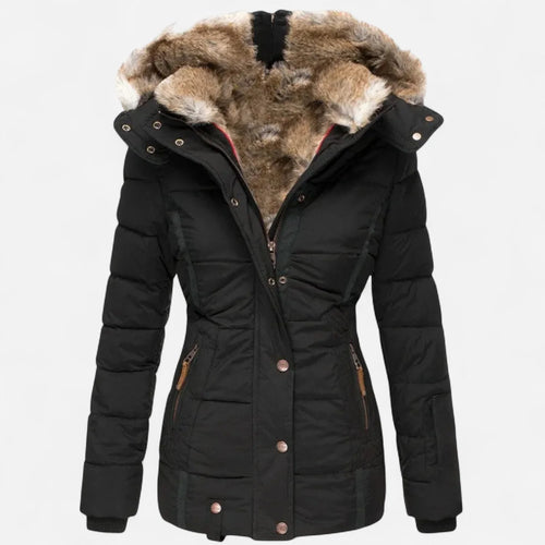 Aisa | Lined Winter Coat Button Front
