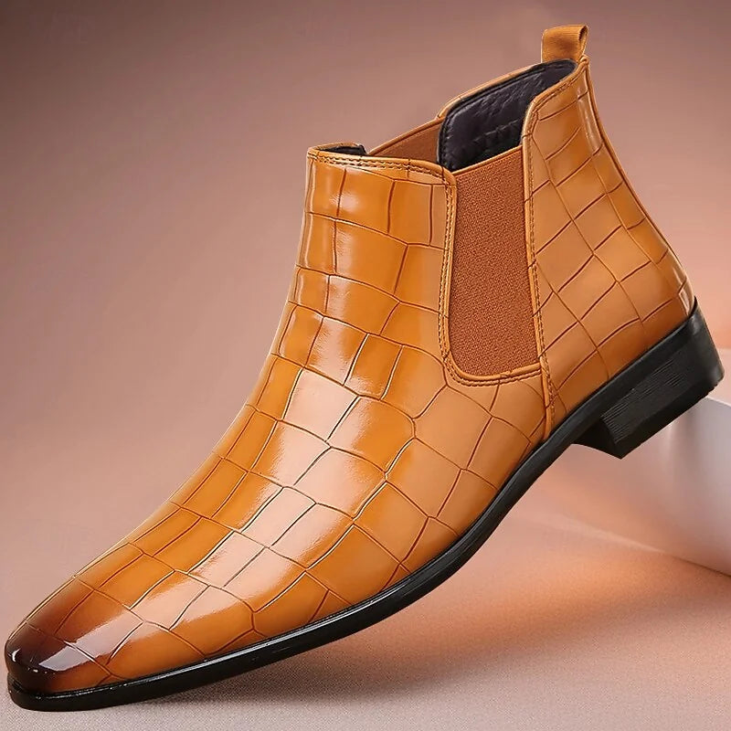 Men's Chelsea Boots – Light Brown Refined Ankle