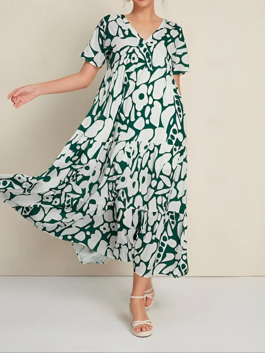 Floral Print Maxi Dress