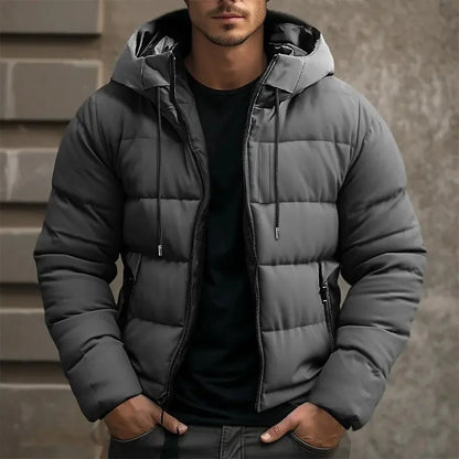 Men's Hooded Puffer Winter Jacket