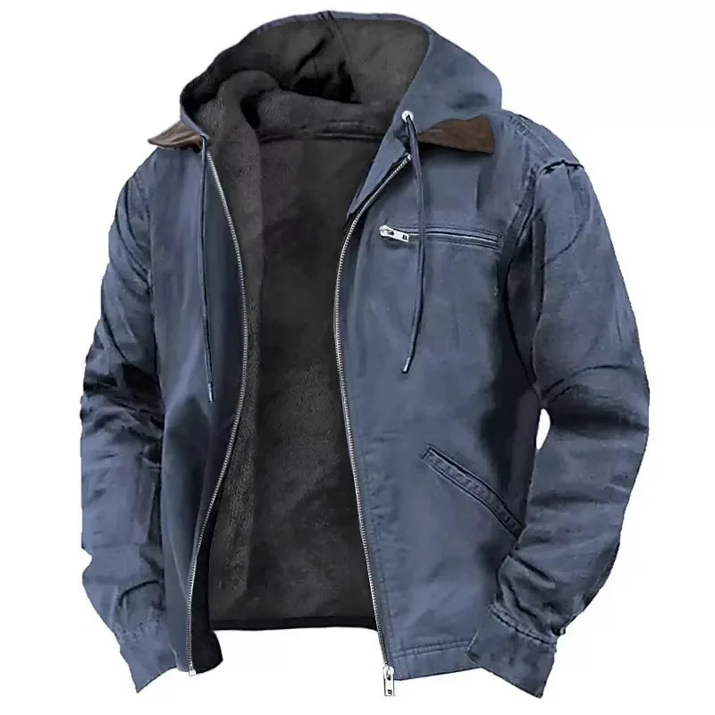 Men's Hooded Winter Workwear Jacket