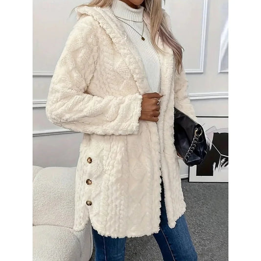 Women's Hooded Fleece Winter Jacket