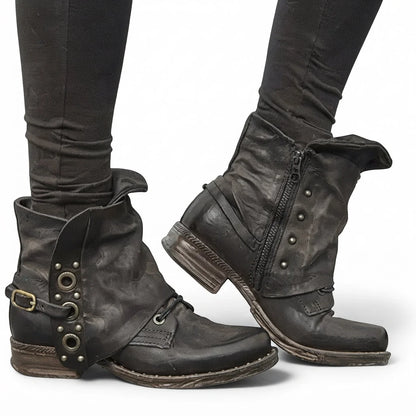 Chelsea Boots – Black Slouch Biker