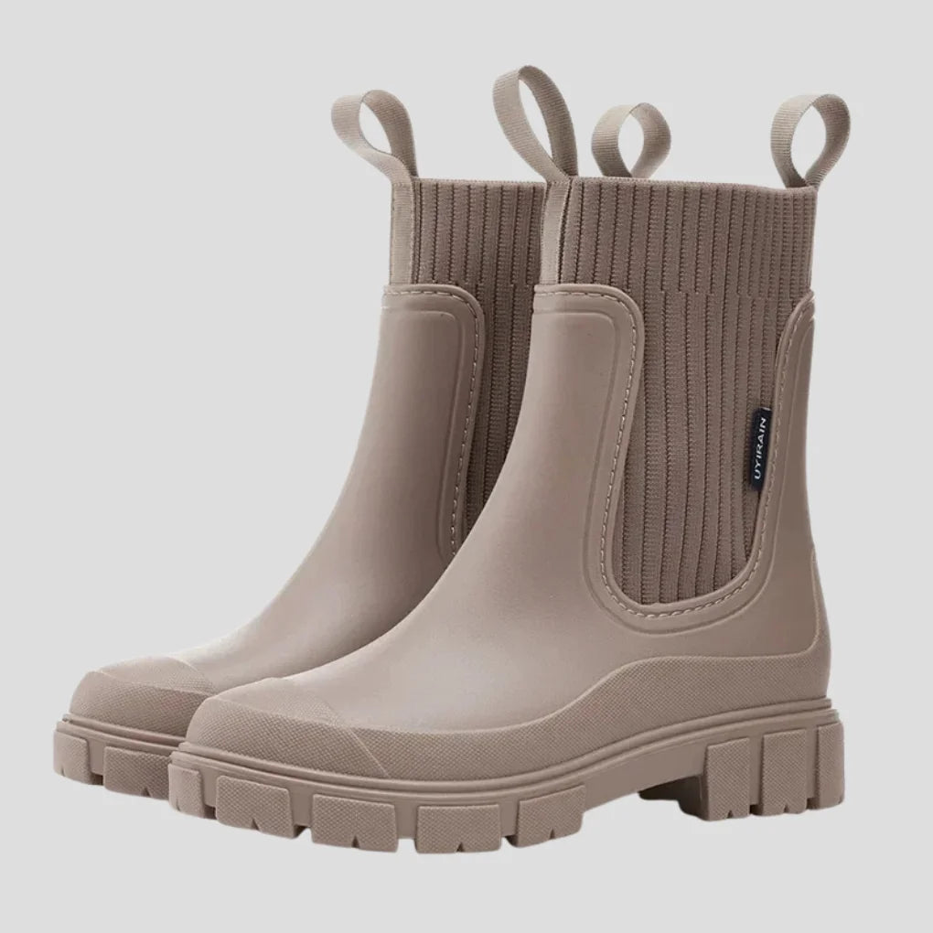 Waterproof Chelsea Rain Boots with Non-Slip Sole