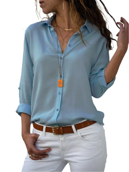 Classic Long Sleeve Button-Down Shirt
