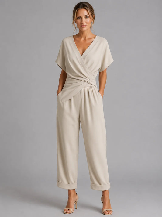 Mira | Wrap Front Co-Ord Pant Set