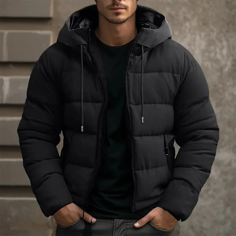 Men's Hooded Puffer Winter Jacket