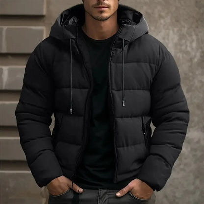 Men's Hooded Puffer Winter Jacket