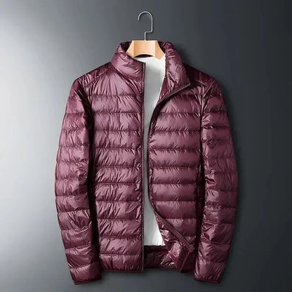 Men's Puffer Jacket – Navy Lightweight Packable