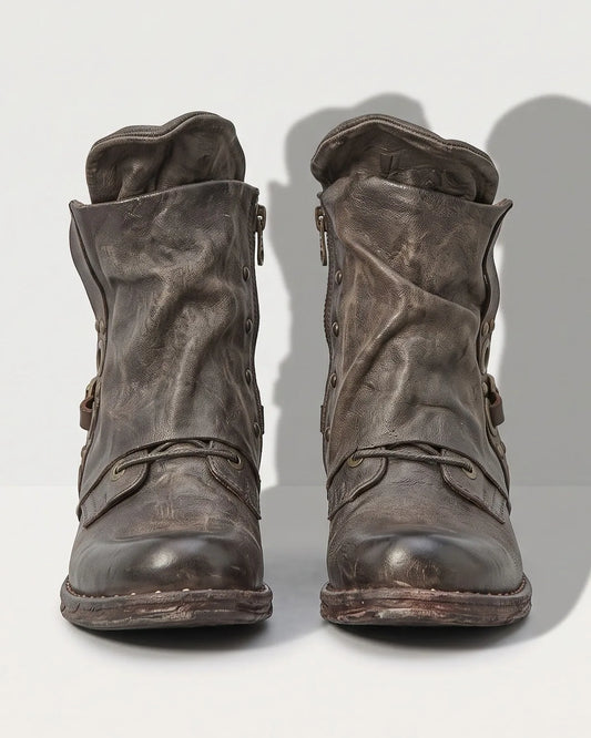 Chelsea Boots – Black Slouch Biker