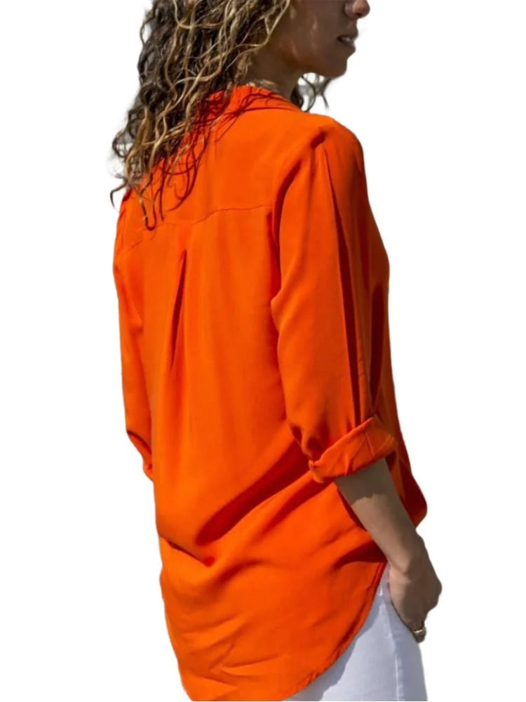 Classic Long Sleeve Button-Down Shirt