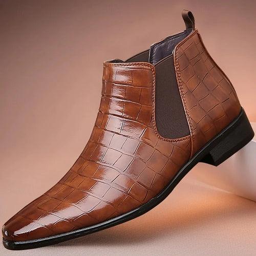 Men's Chelsea Boots – Light Brown Refined Ankle