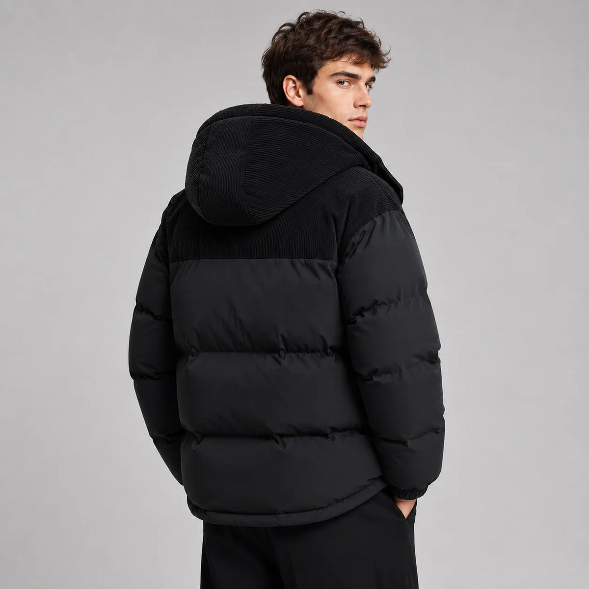 Men's Hooded Puffer Jacket