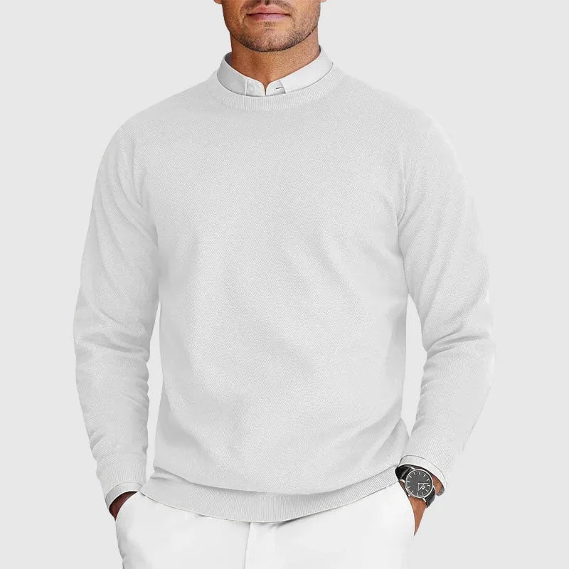 Men's Crew Neck Long Sleeve Knit