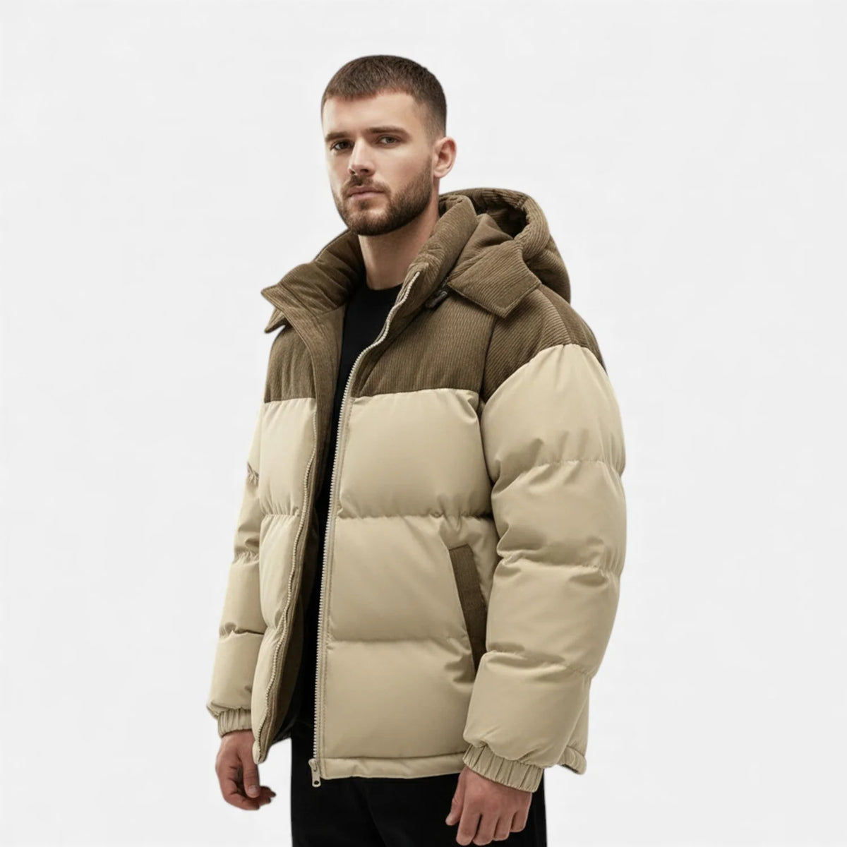 Men's Hooded Winter Puffer Jacket