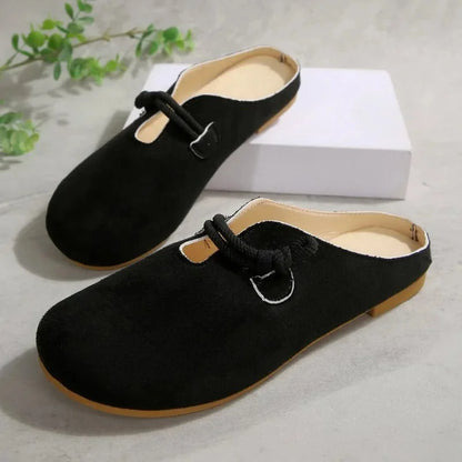Suede Round Toe Loafers