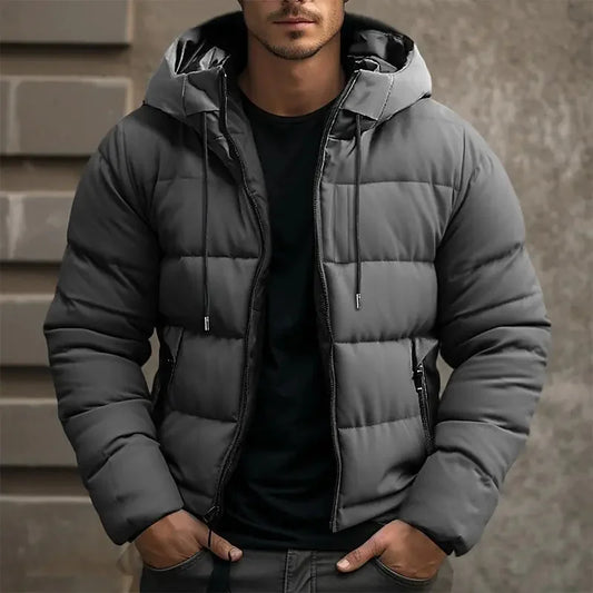 Men's Hooded Puffer Winter Jacket