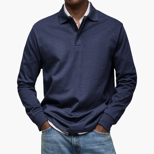 Men's Long Sleeve Polo Shirt