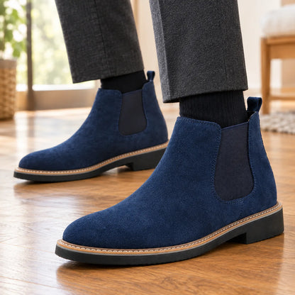 Men's Suede-Look Chelsea Boots