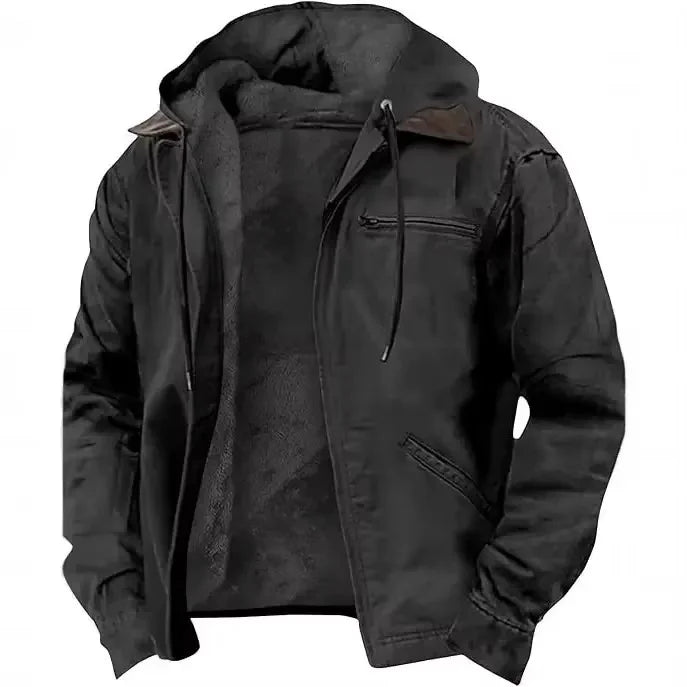 Men's Hooded Winter Workwear Jacket