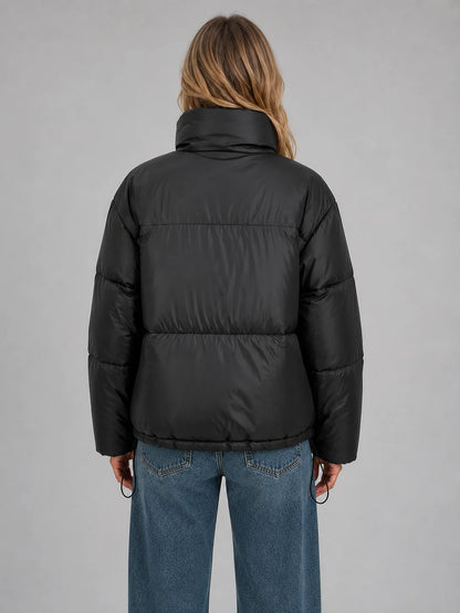 Sabrina | Cropped Puffer Jacket High Neck