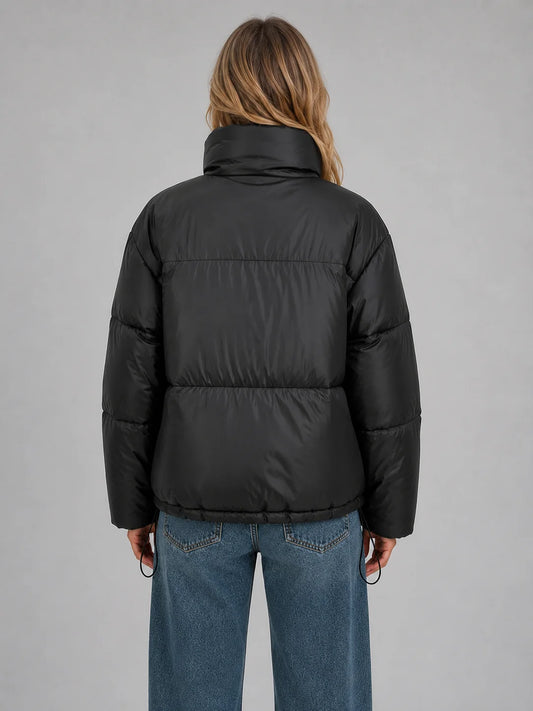 Sabrina | Cropped Puffer Jacket High Neck
