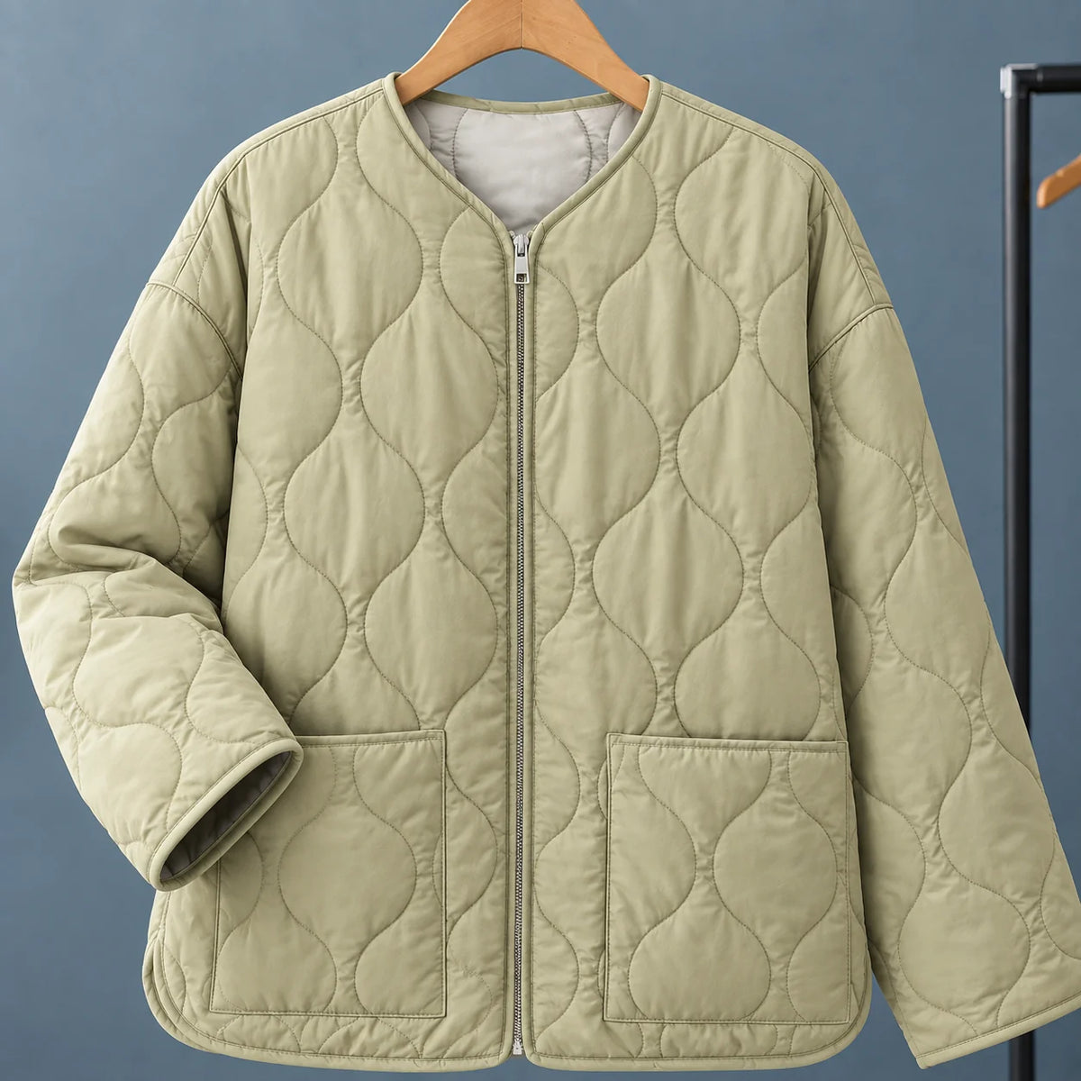 Abigail | Quilted Jacket Collarless