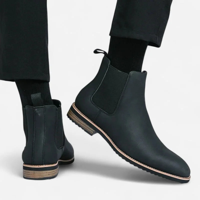 Men's Chelsea Boots – Black Classic Slip-On