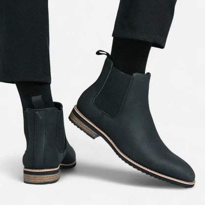 Men's Chelsea Boots – Black Classic Slip-On