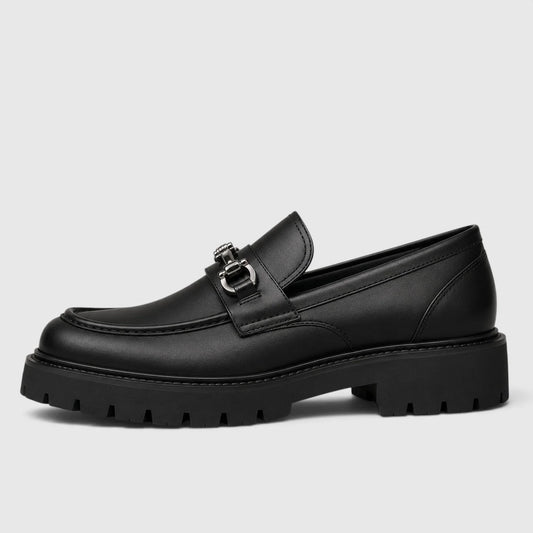Men's Loafers Chunky Sole Horsebit Slip-On