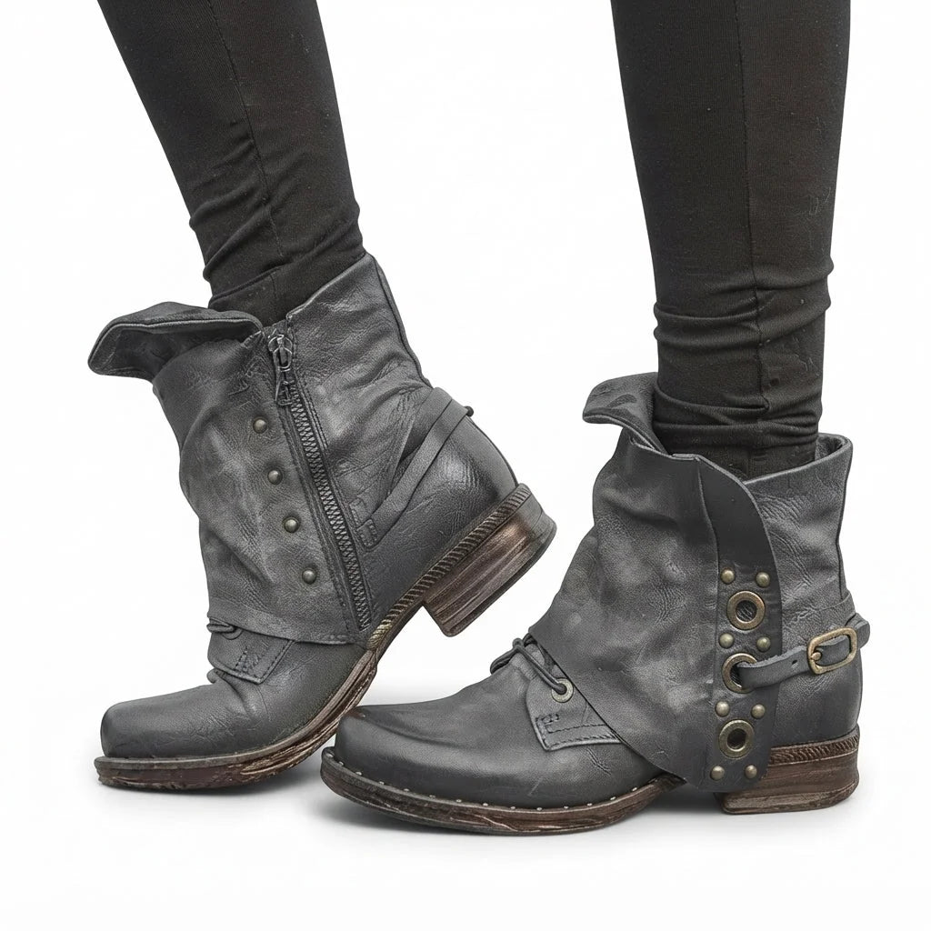Chelsea Boots – Black Slouch Biker