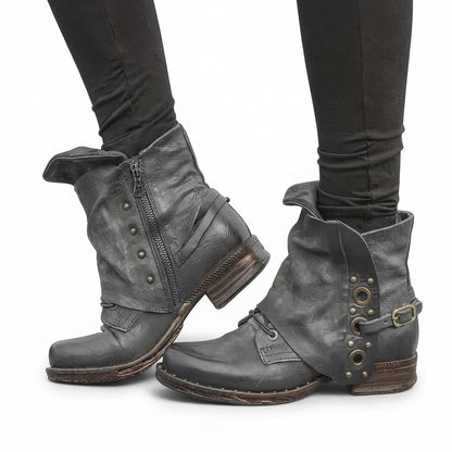 Chelsea Boots – Black Slouch Biker