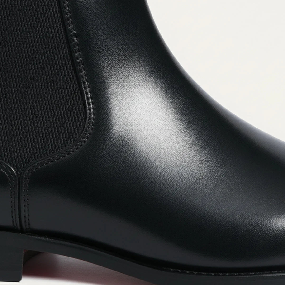 Men's Chelsea Boots – Black Polished Slip-On