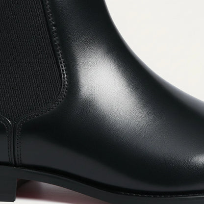 Men's Chelsea Boots – Black Polished Slip-On