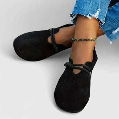 Round Toe Slip-On Flats