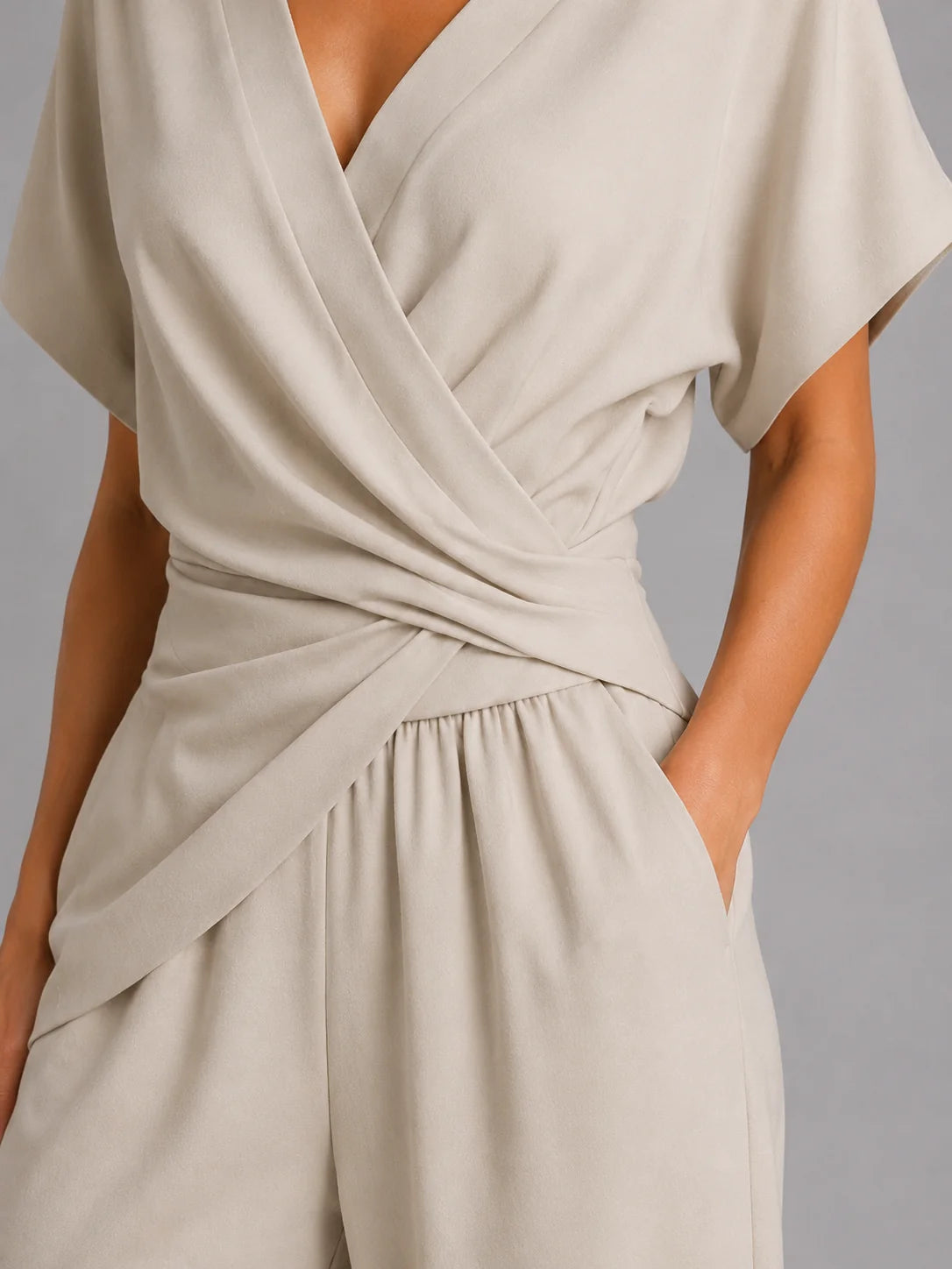 Mira | Wrap Front Co-Ord Pant Set