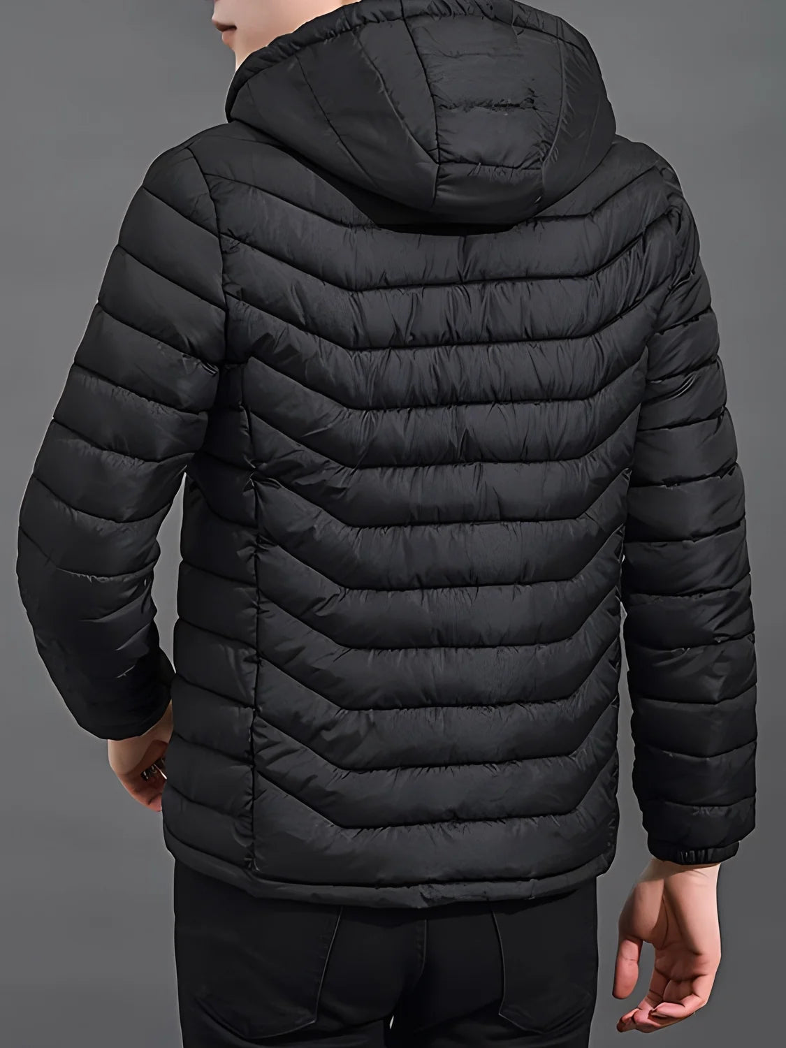 Men's Hooded Winter Puffer Jacket