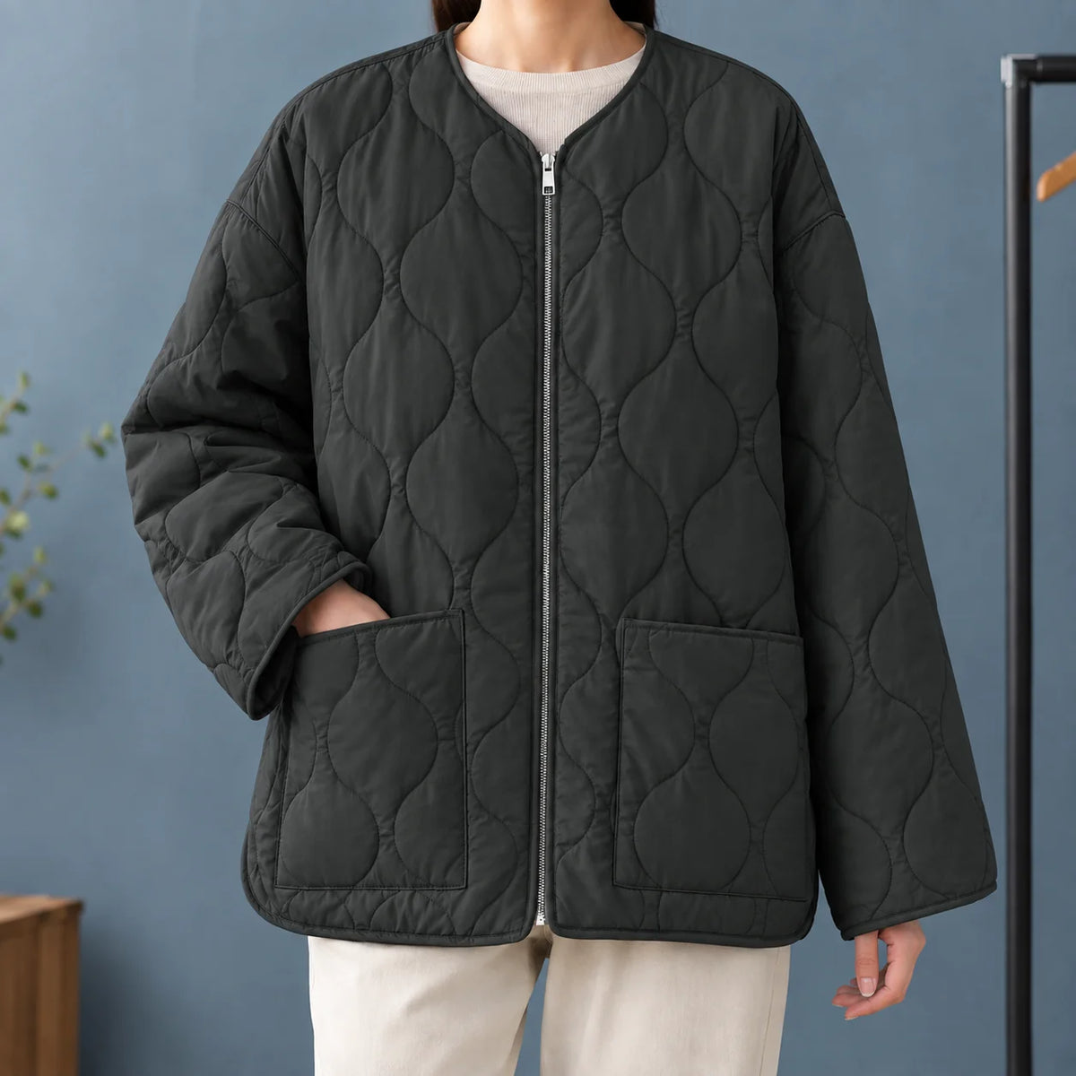 Abigail | Quilted Jacket Collarless